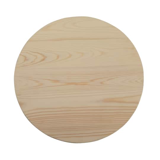 15&#x22; Unfinished Wooden Circle Plaque by Make Market&#xAE;